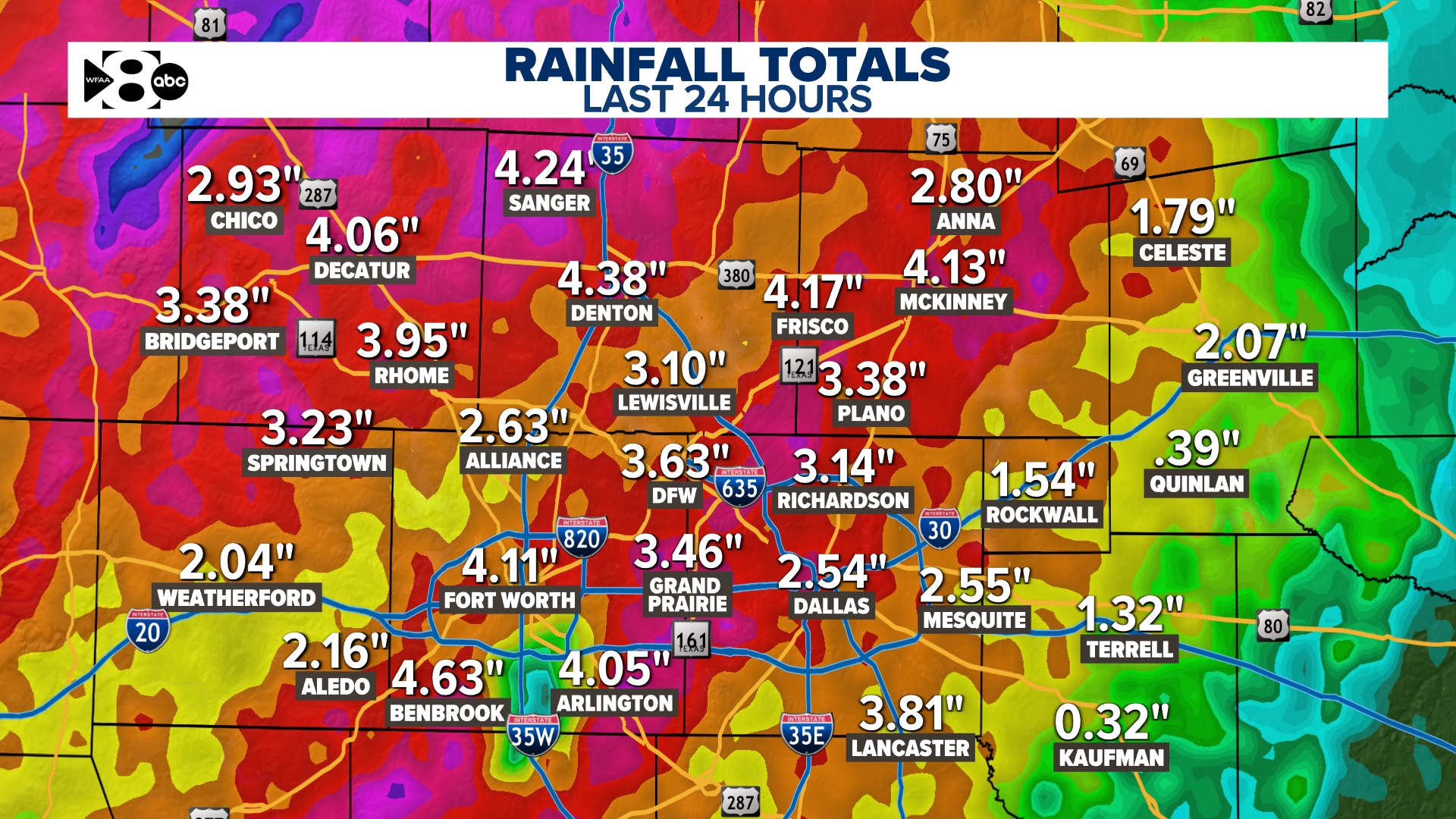 DFW Weather: Widespread rain brings flood risk to Texas this week ...