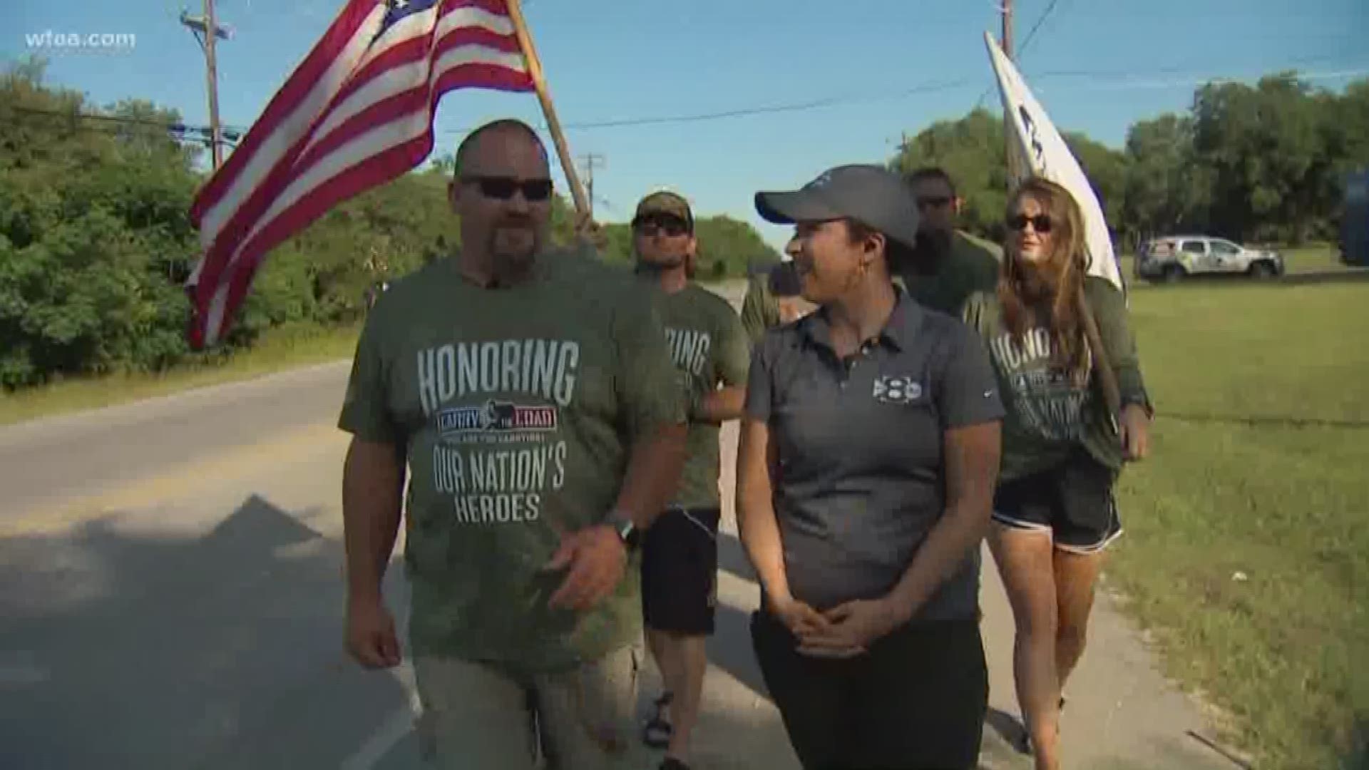 Carry the Load: Supporters are marching across the U.S.