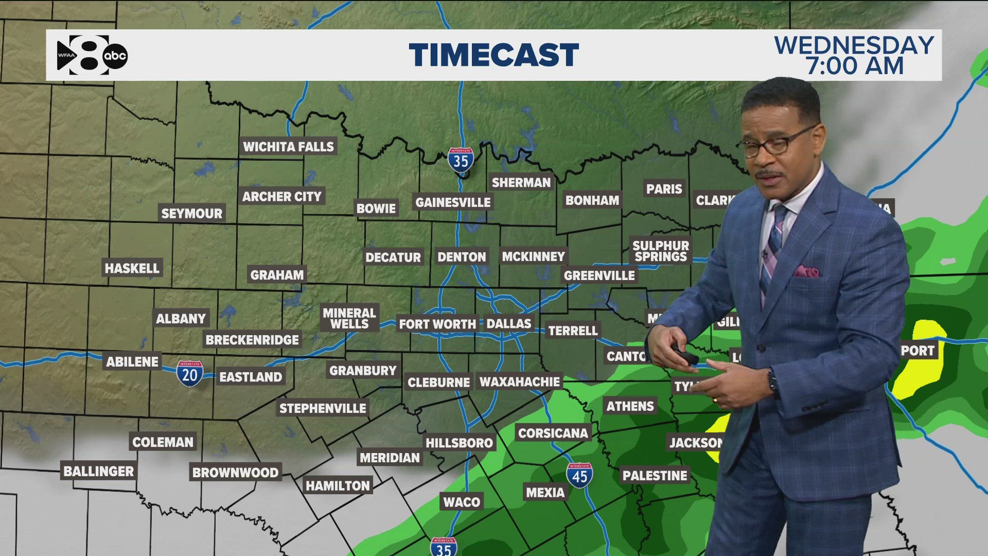 Rain is expected to fall later this week. 