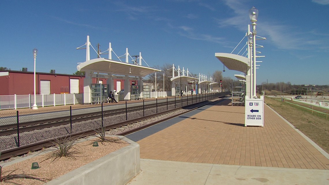 Trinity Lakes train station open in Fort Worth along TRE | wfaa.com