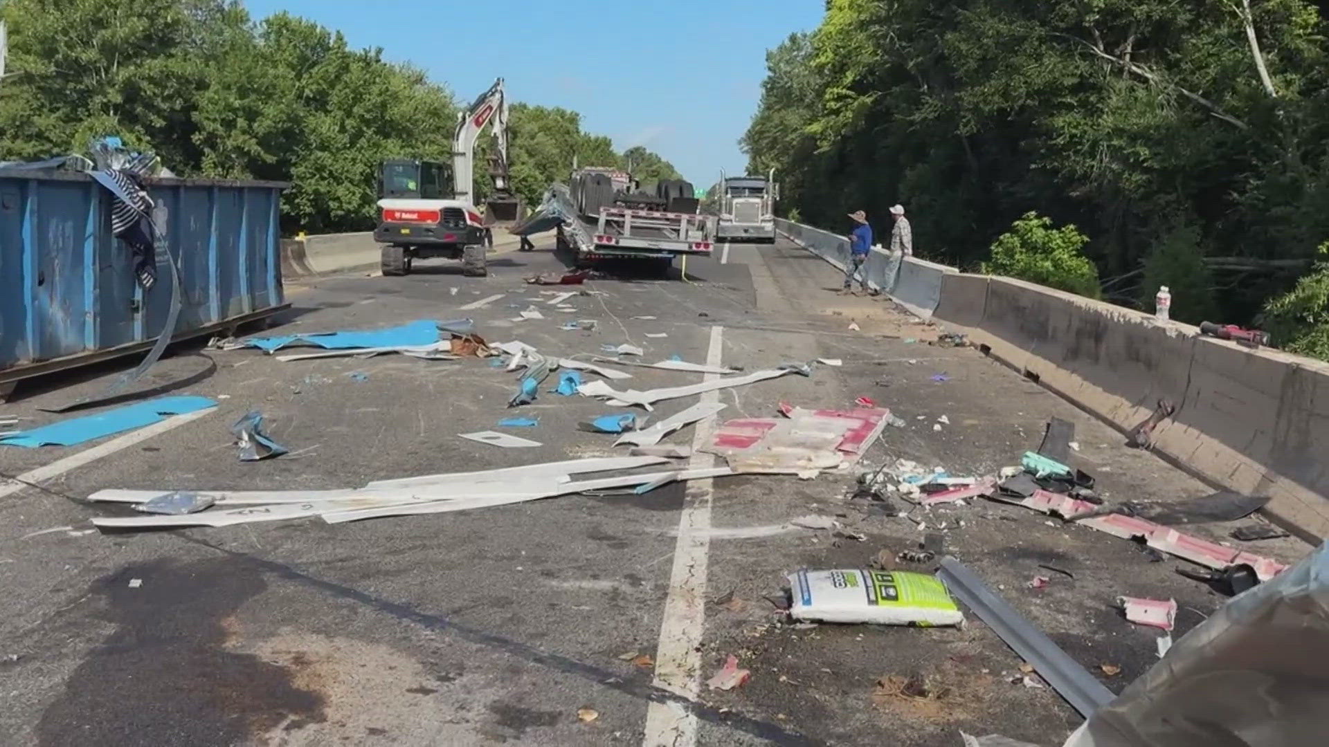 A crash closed all of the westbound lanes of Interstate 20 near Benbrook Highway, officials said.