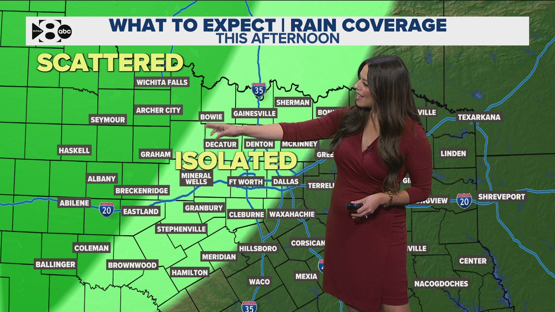 DFW Weather: Rain to start the week, but the heat and rain-free days are not far away