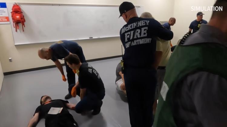 McKinney Fire Department participates in mass casualty training
