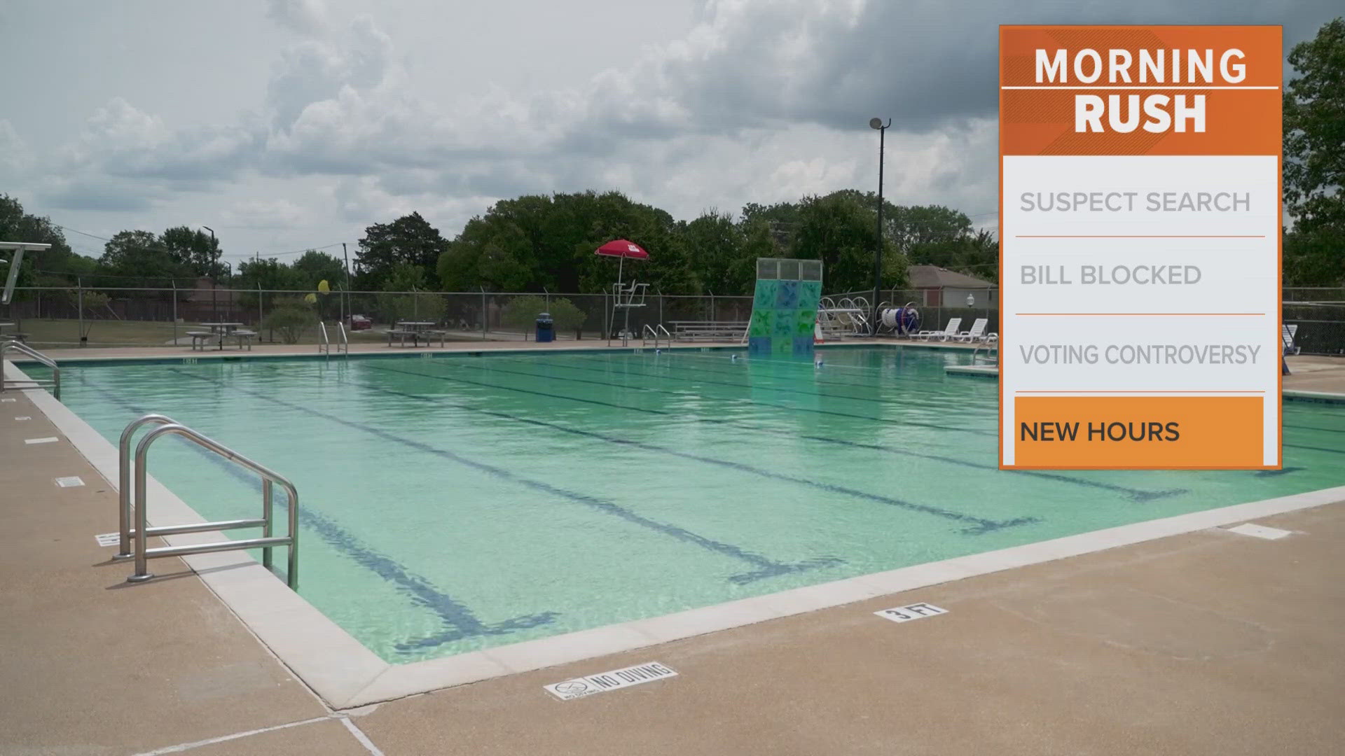 The pools were at risk of closing but the city says they'll reduce workers' hours to save money.