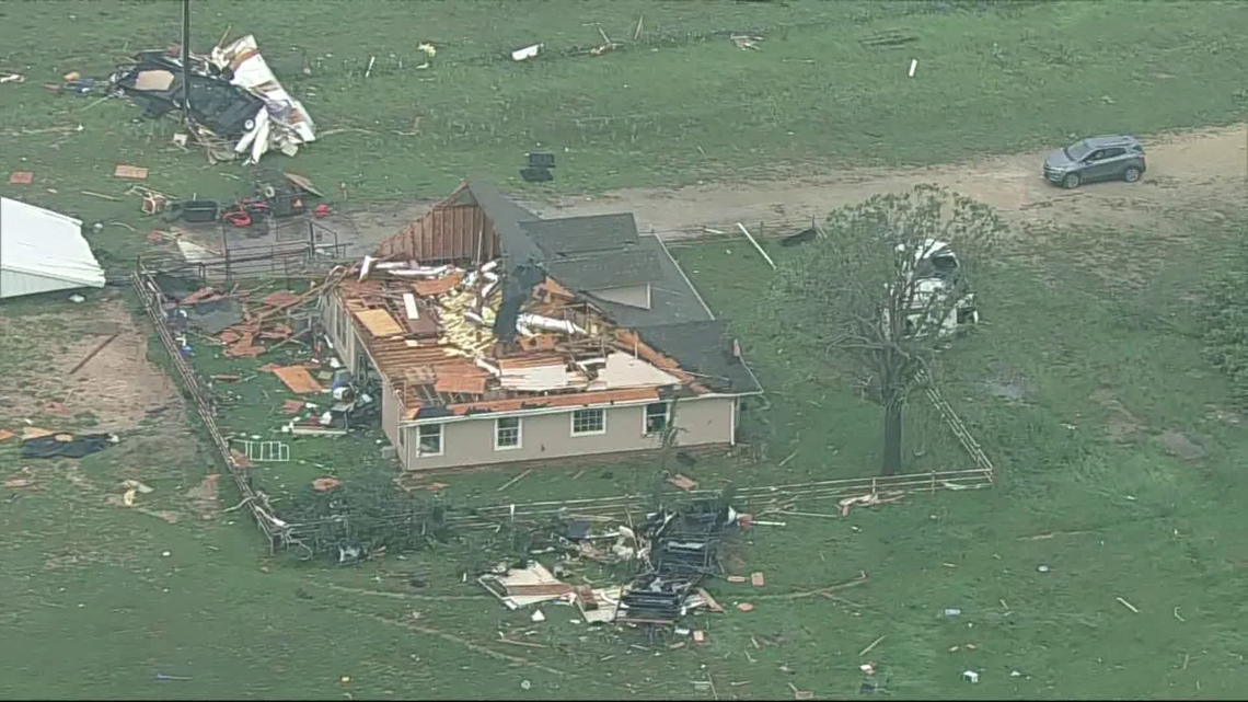 Powerful storm hits North Texas: 40K without power amid 90 mph winds in Springtown