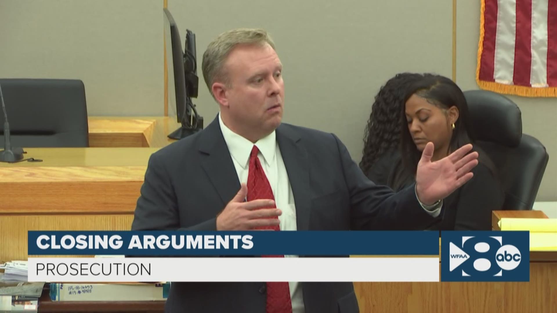 The state finishes their closing arguments in the Amber Guyger murder trial