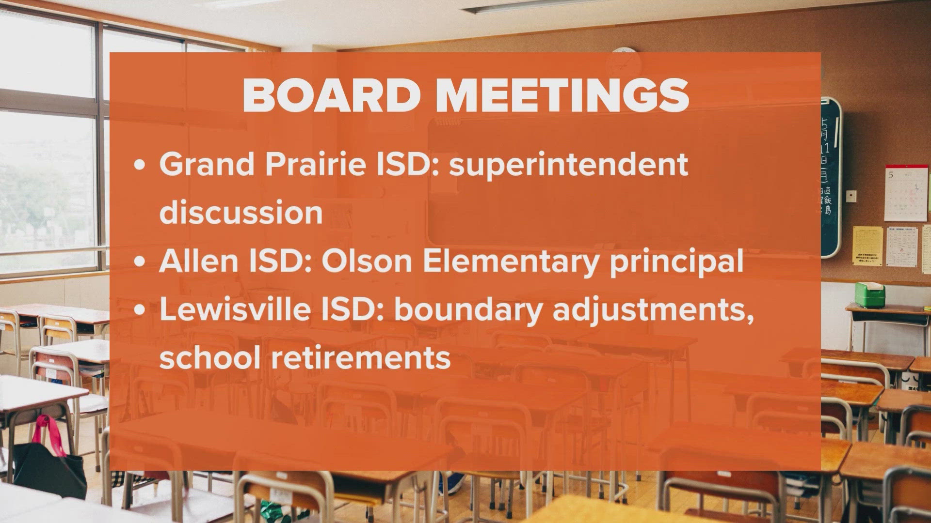 Up for discussion is the job status of superintendents and principals.