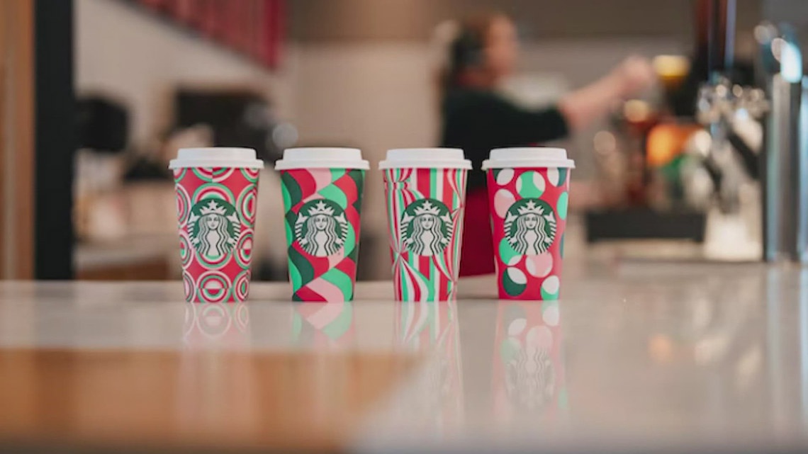 Starbucks reveals new holiday cups