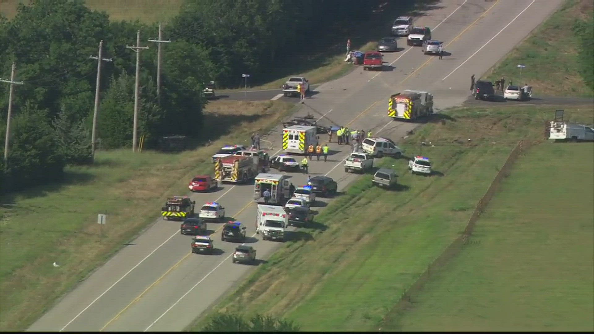 Raw video: Four killed in Collin County crash