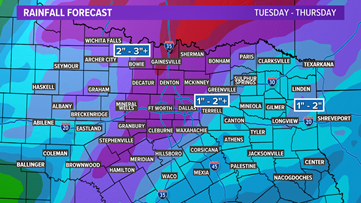 Widespread rain and thunderstorms in the forecast this week
