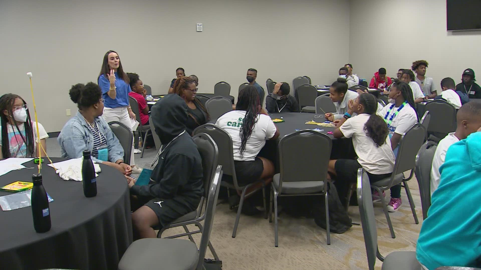 Students from all over DFW kicked off the Hackathon STEAM Academy 2022 on Monday.