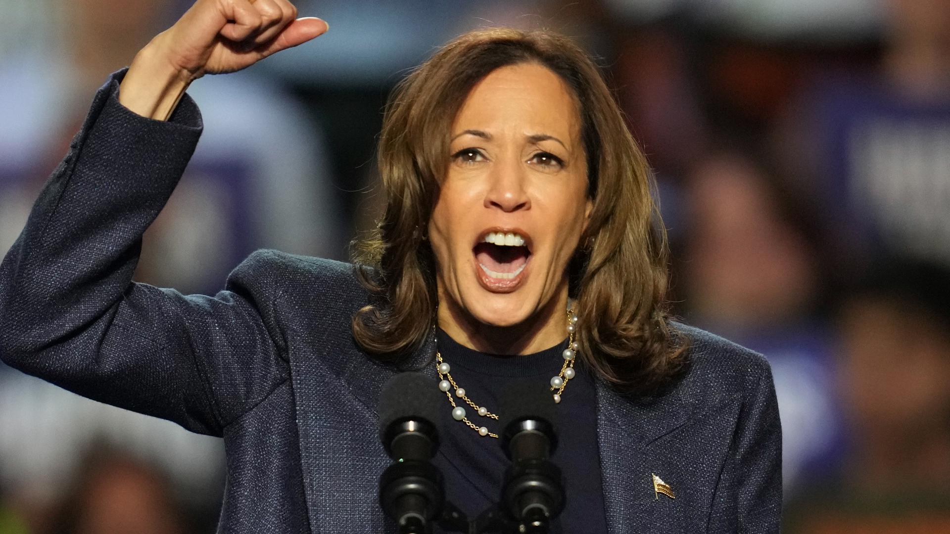 Watch Kamala Harris' full speech at a campaign rally in at the Jenison Field House on the campus of Michigan State University in East Lansing, Mich., on Nov. 3, 2024