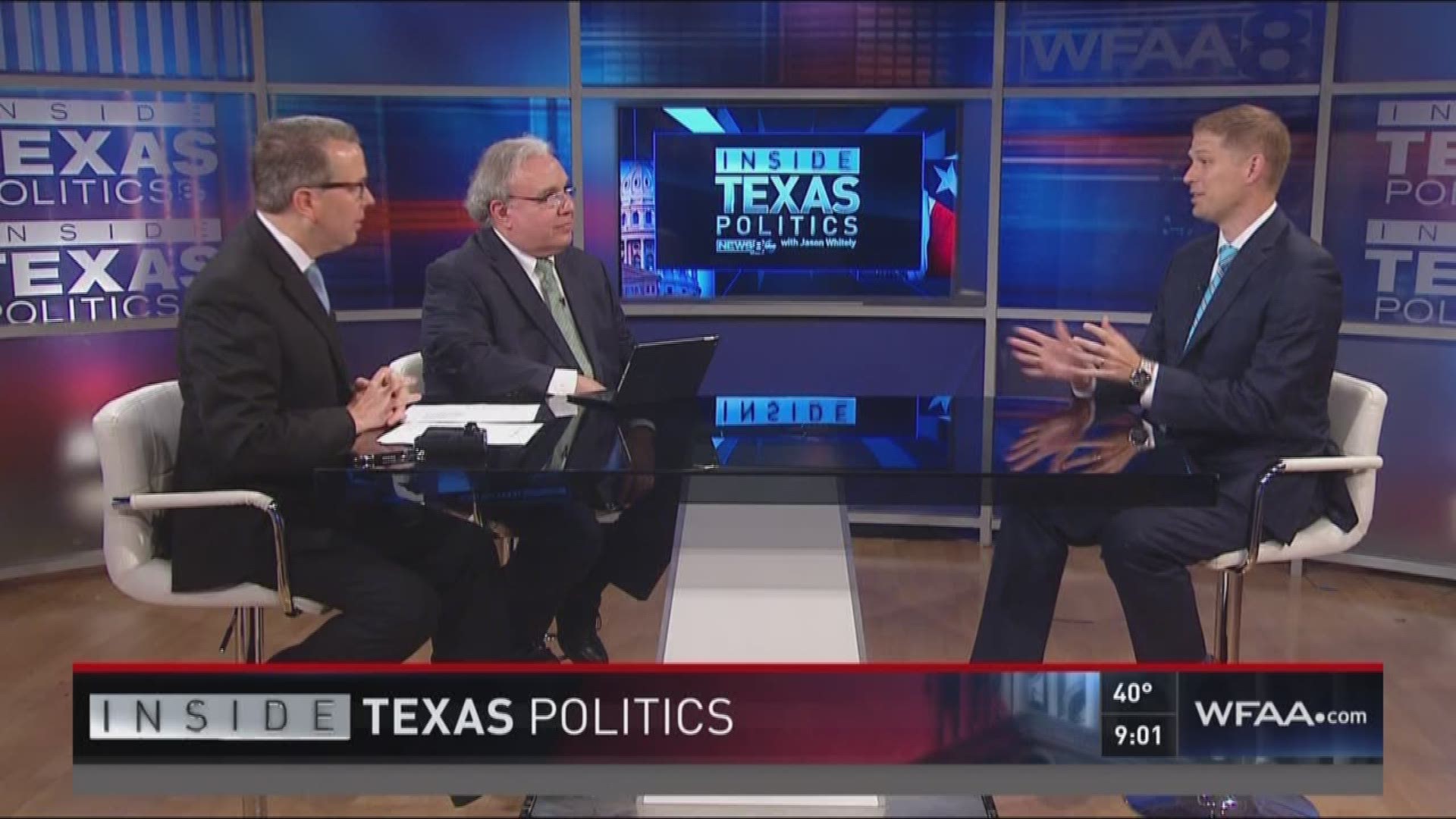 Republican State Rep. Matt Krause from Waco joined Inside Texas Politics to discuss both national and local politics. He did something Republicans rarely do - question President Donald Trump's actions. Rep. Krause claimed President Trump is going too far 