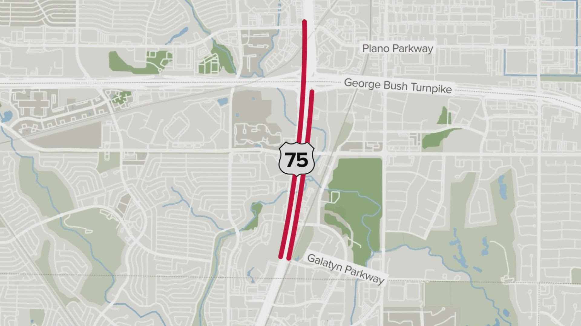 75 North From My Location Construction Will Shut Down Parts Of 75 Over The Weekend | Wfaa.com