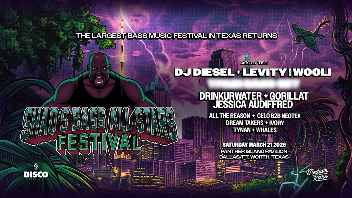 Shaq's back! Hall of Famer's music festival returns to Fort Worth's Panther Island for third year