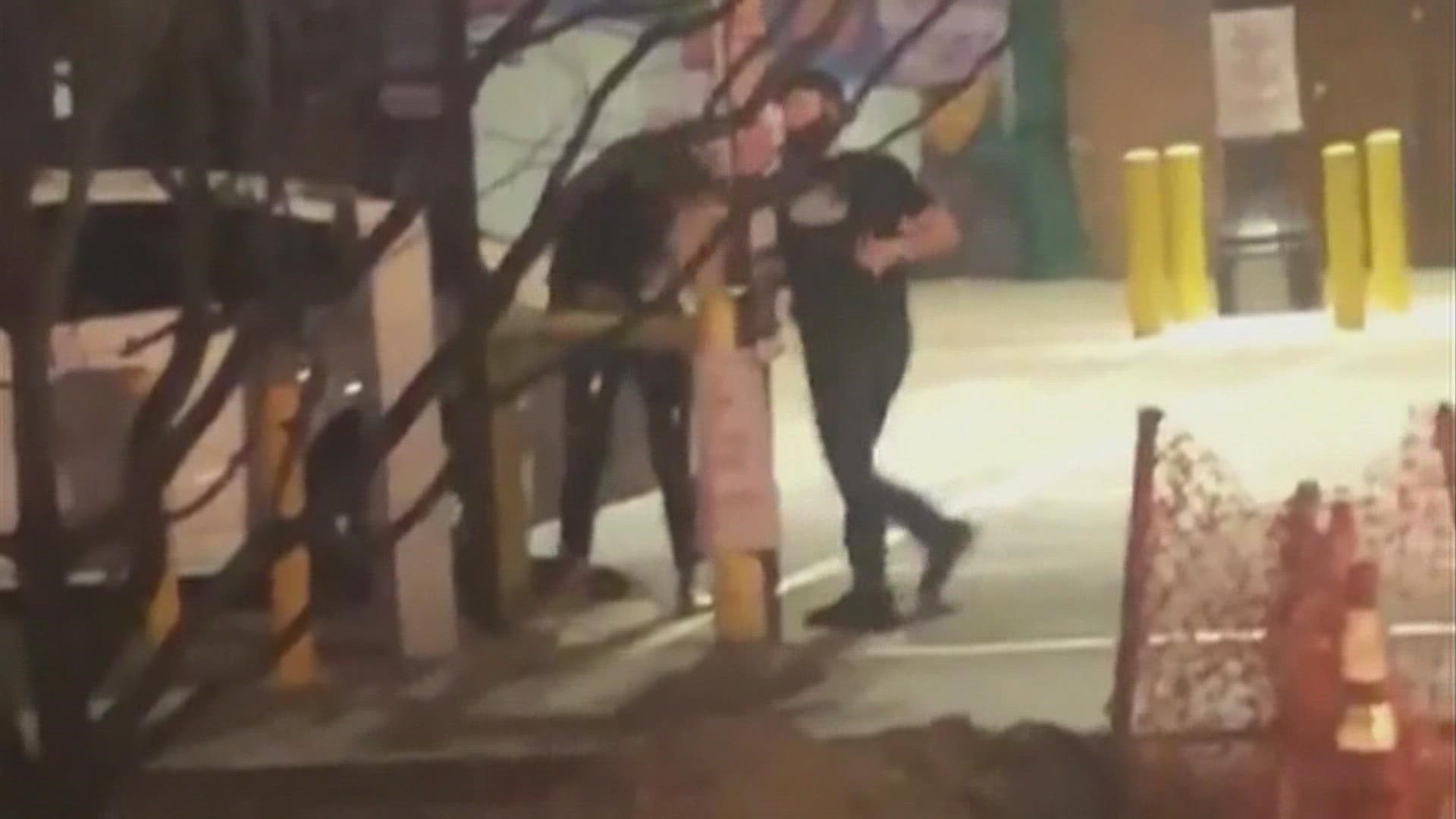 Austin Shuffield was arrested after a video surfaced of him armed with a gun and punching L'Dajohnique Lee on March 21, 2019, in a Deep Ellum parking lot.