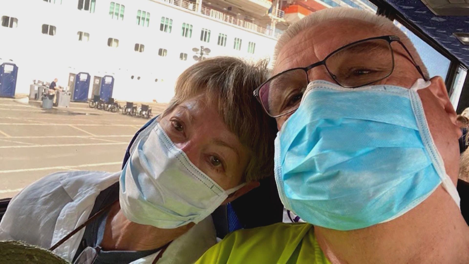 Kathleen Reed of Granbury was stuck on the cruise ship off the coast of California in March 2020 while officials figured out how to handle the COVID cases on board