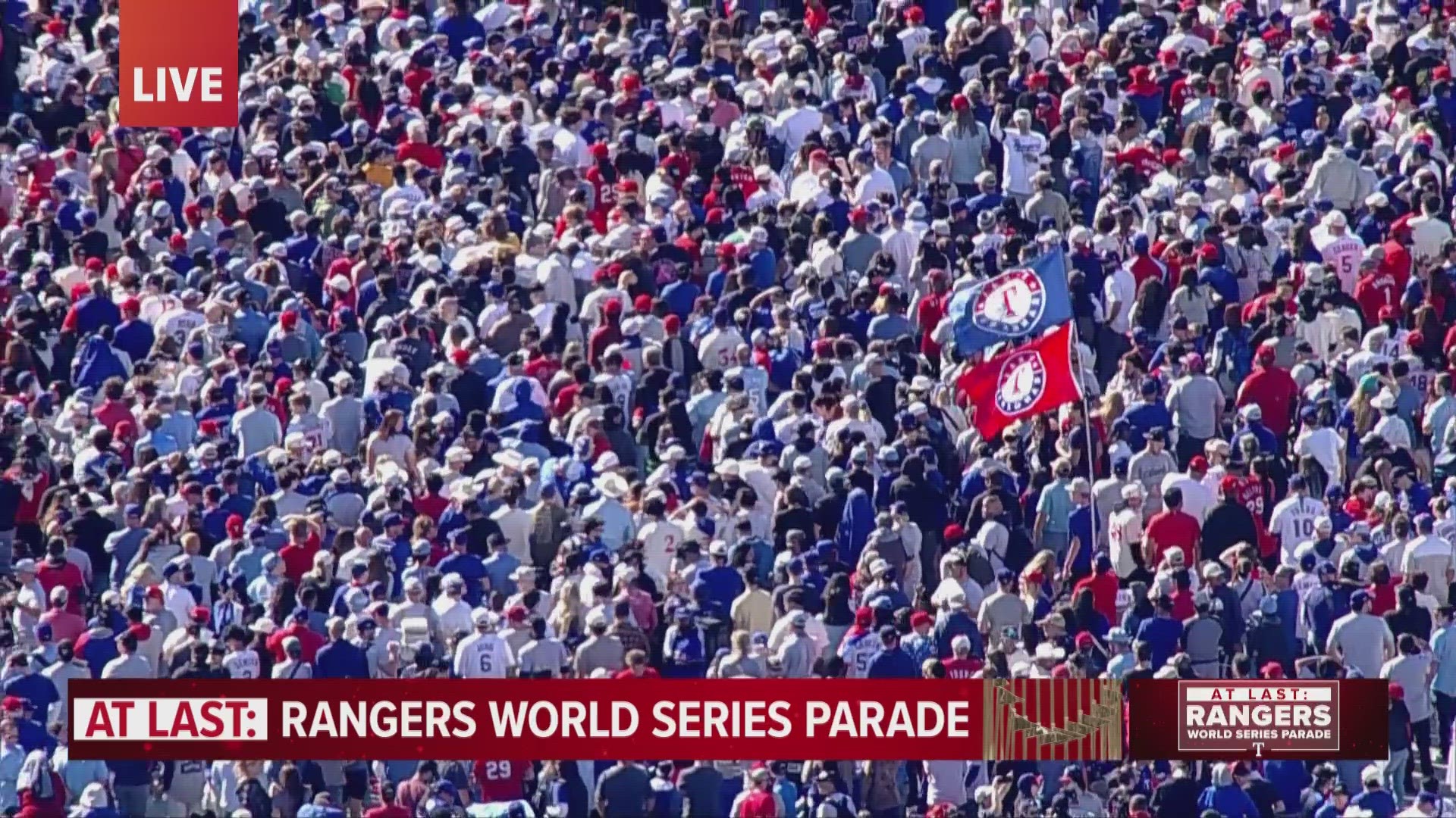 Full broadcast Texas Rangers 2023 World Series championship parade in