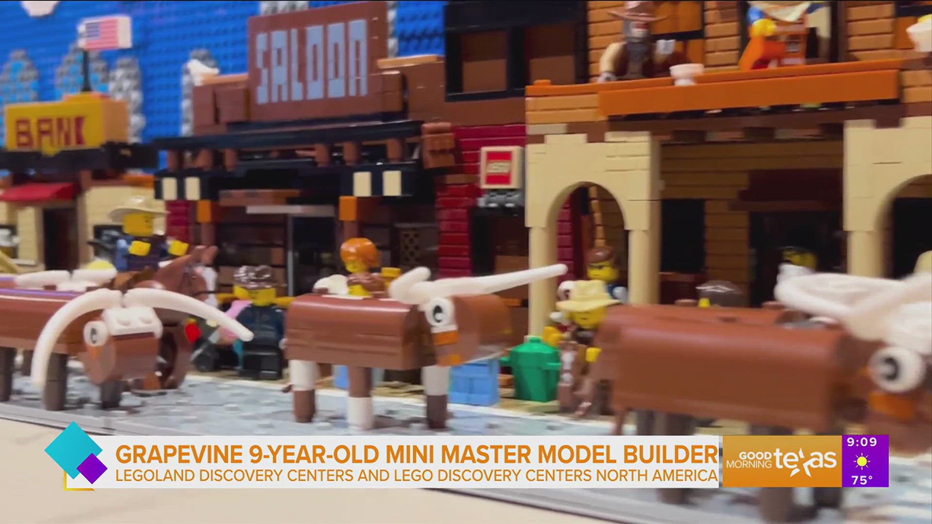 William Hicks and Legoland Discovery Center DFW Master Model Builder Thaddeus Bennet join us to share a Lego model of the Fort Worth Stockyards.