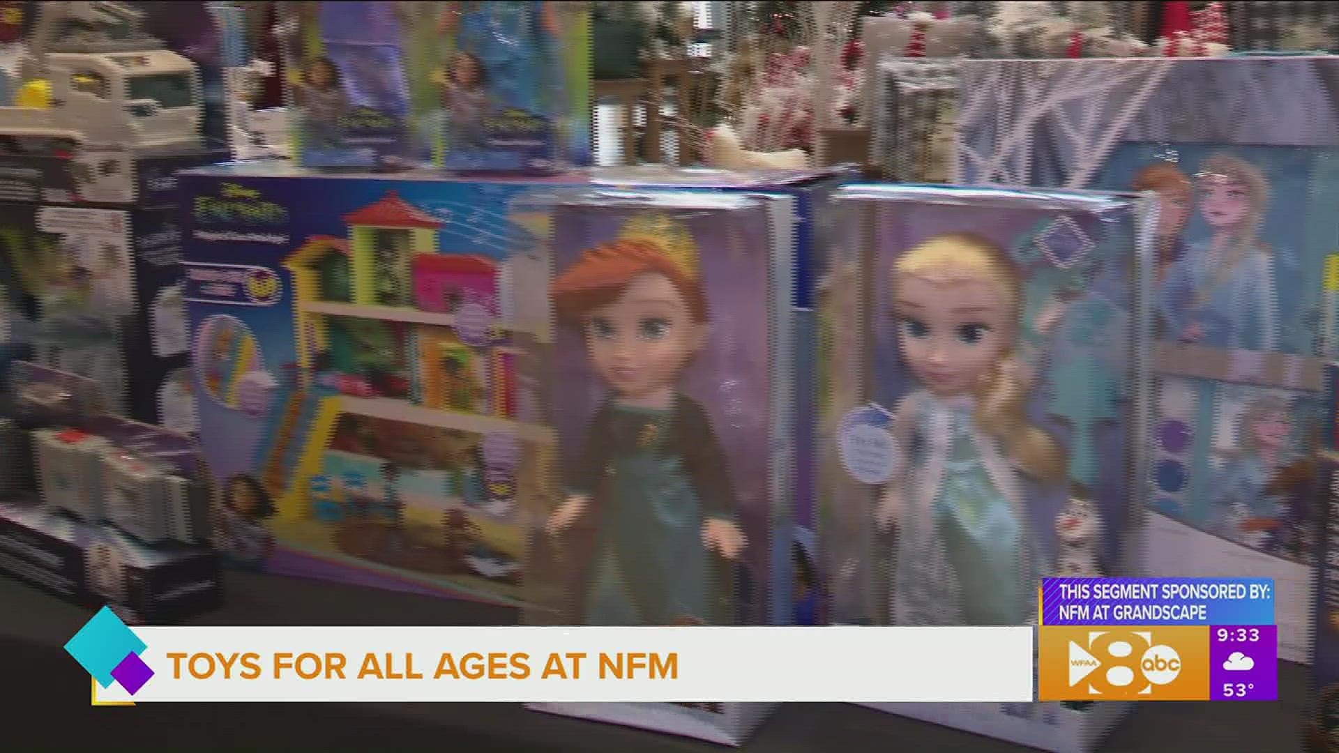 Chris Woolsey shows us toys for all age groups. This segment is sponsored by NFM at Grandscape. Go to nfm.com for more information.