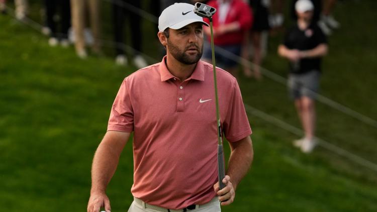 scottie scheffler red shirt