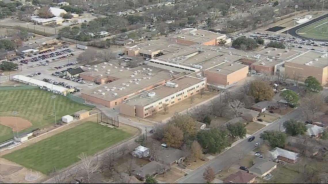 Denton high school lockdowns 2 detained