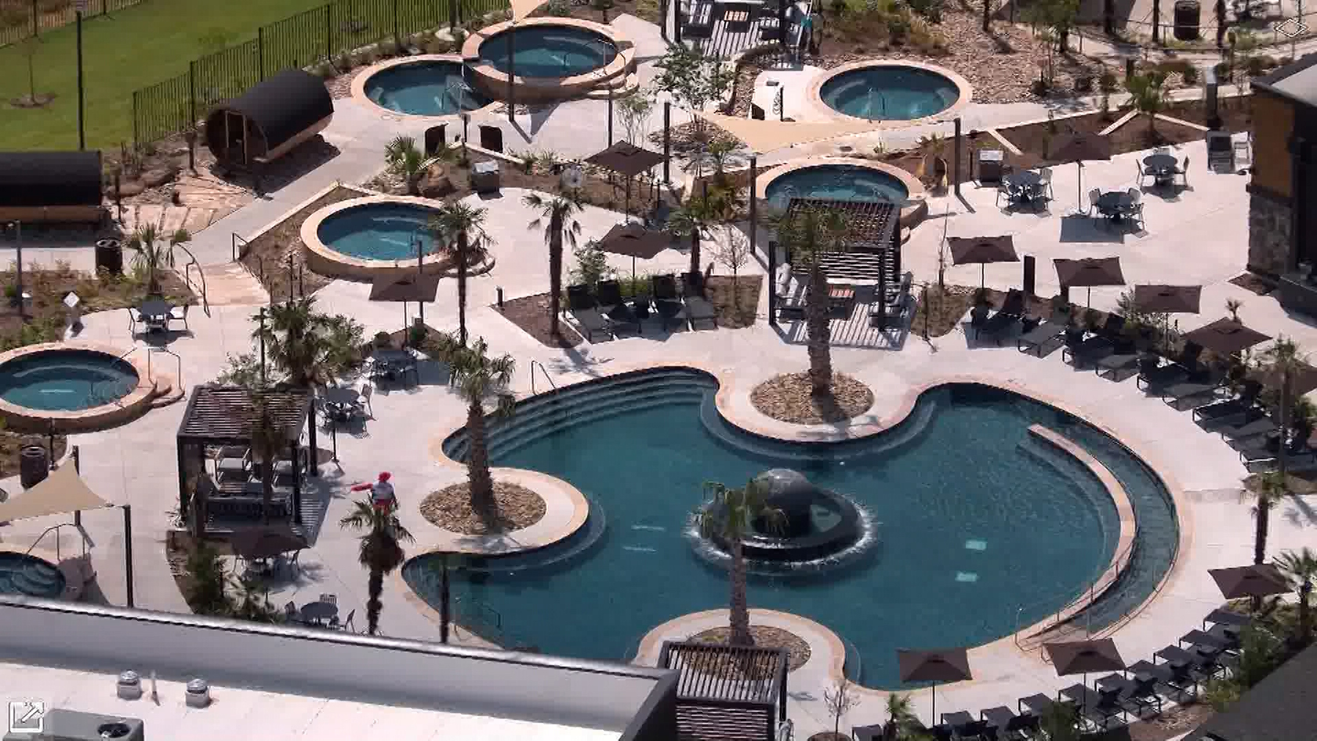 WorldSprings features 46 pools (41 mineral hot springs, two freshwater pools, and three cold plunges) inspired by nine unique global destinations.