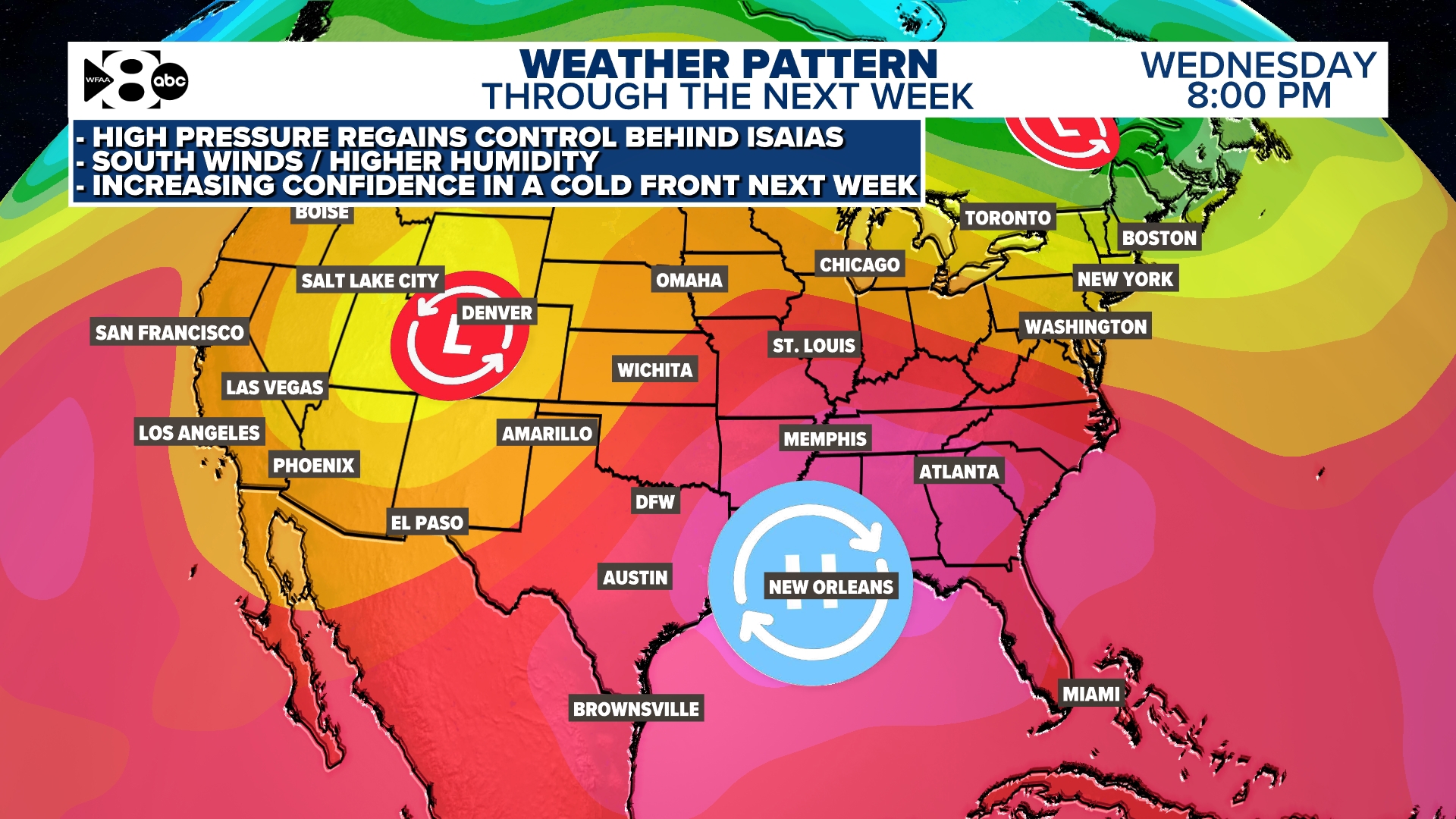 Weathed Pattern Weather pattern change next week | wfaa.com
