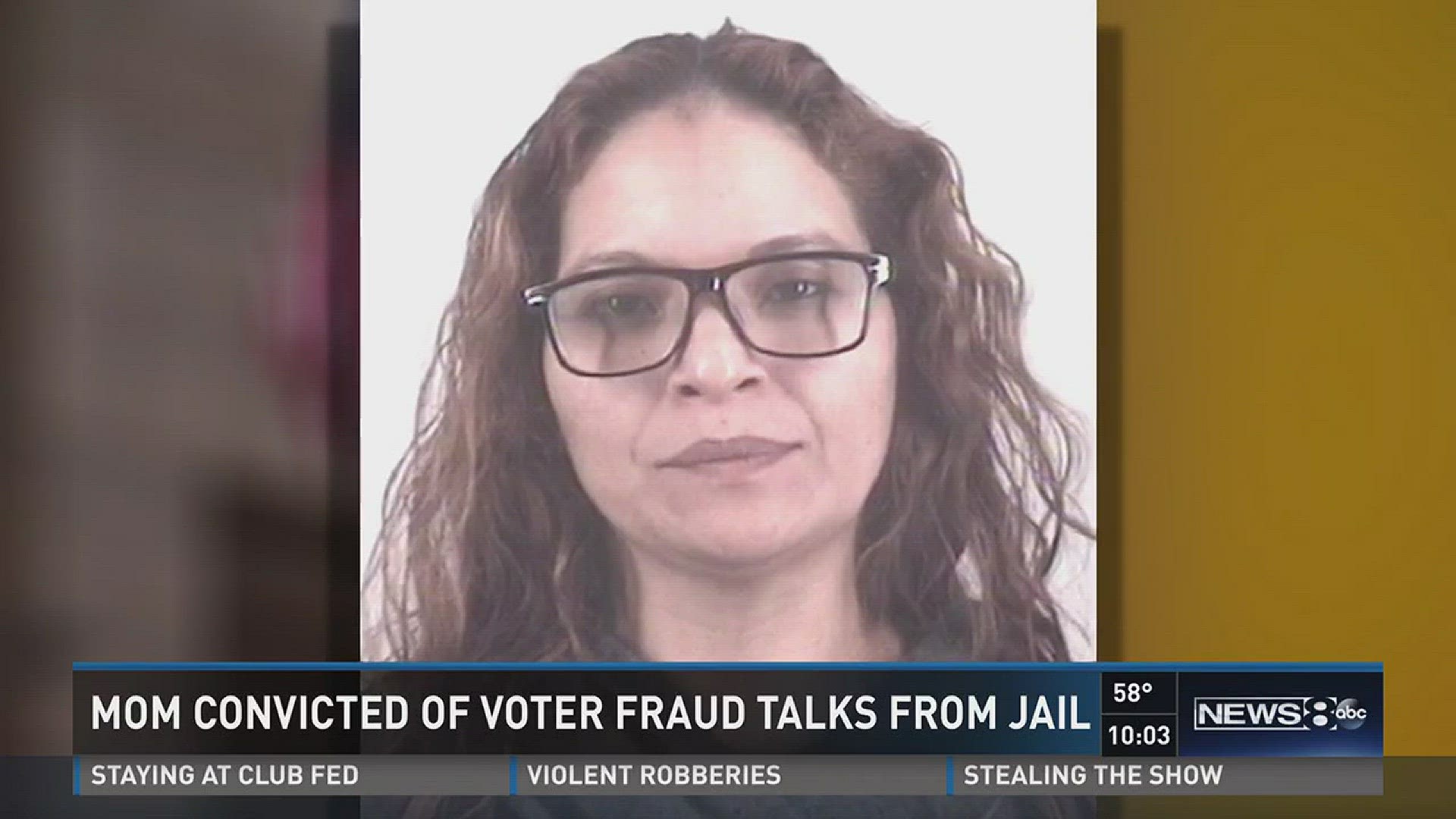 Mom convicted of voter fraud talks from jail