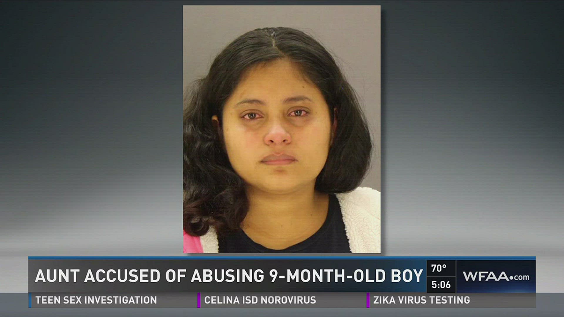 Baby suffers head trauma; aunt charged in Dallas | wfaa.com