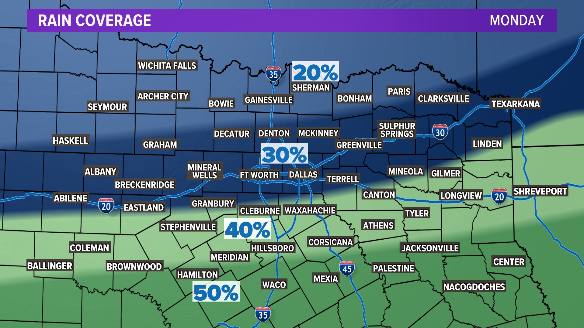 DFW Weather | Cooler weather, rain on the way | wfaa.com