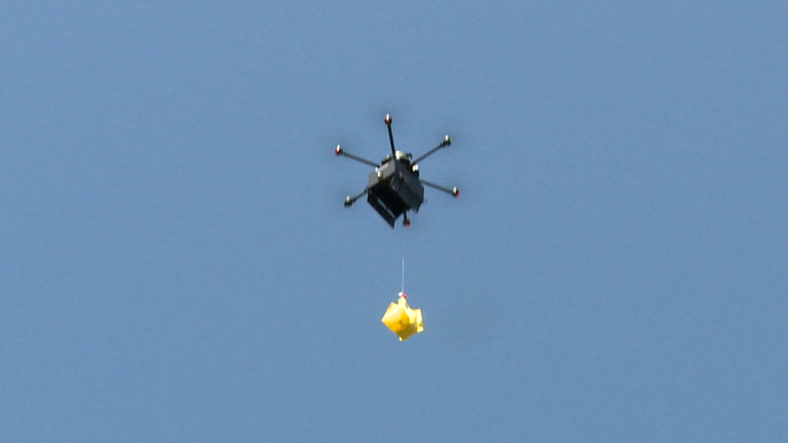 Food delivery by drone arrives in Granbury
