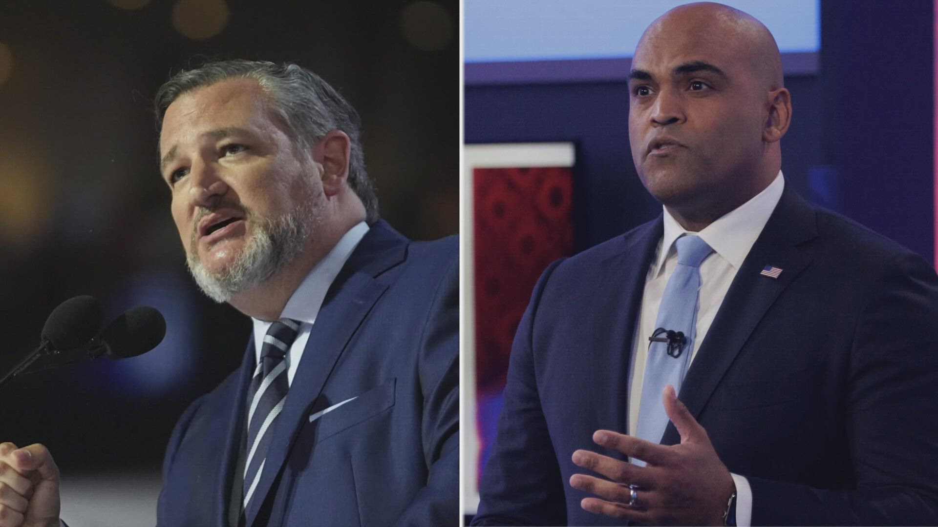 Colin Allred and Ted Cruz were in North Texas in their final push ahead of the U.S. Senate election.