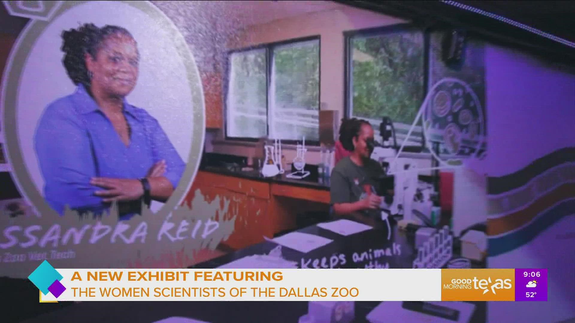 There’s a new exhibit featuring the amazing scientists of the Dallas Zoo…   and they’re all women!