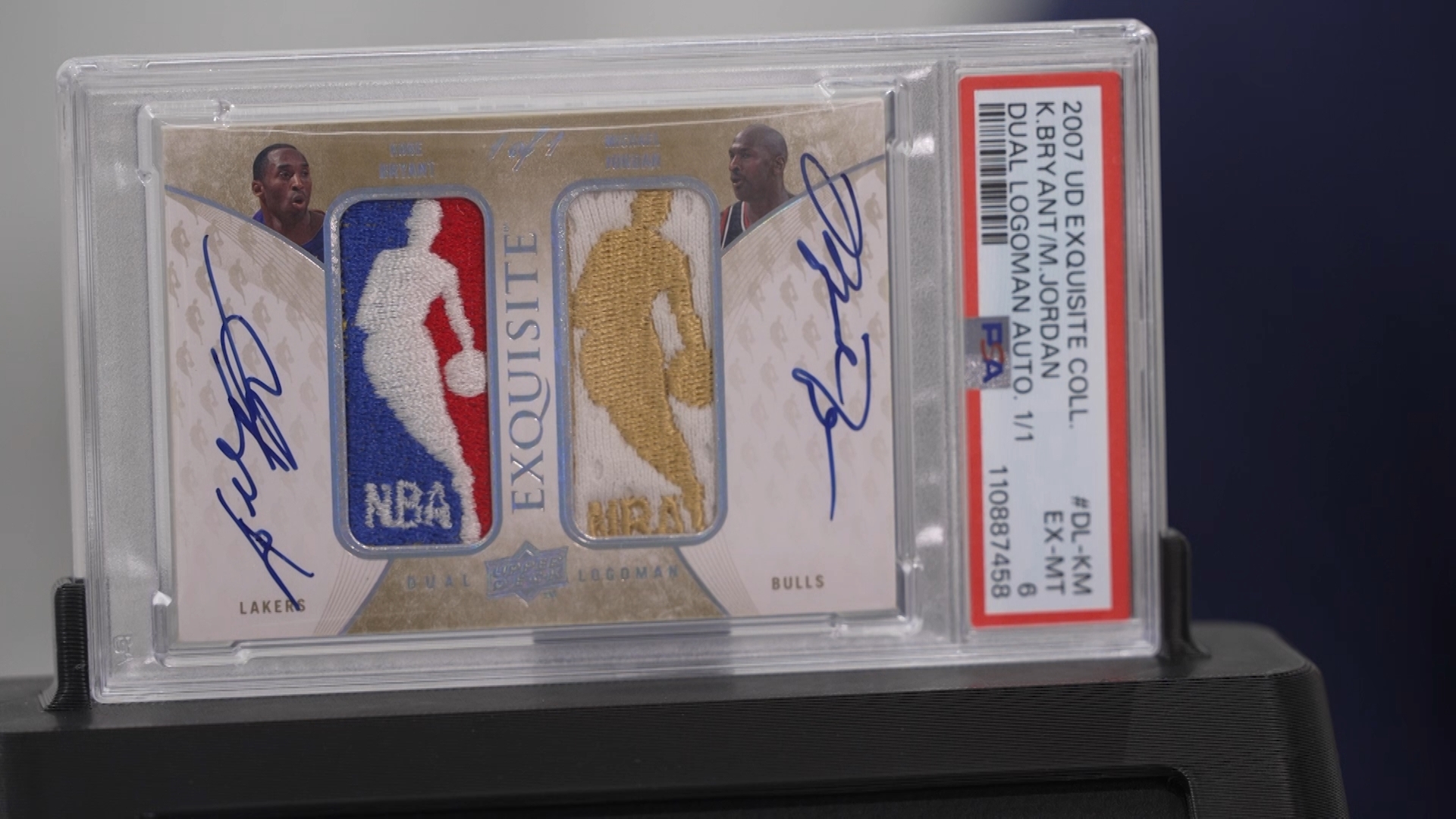 Michael Jordan and Kobe Bryant card sets auction record