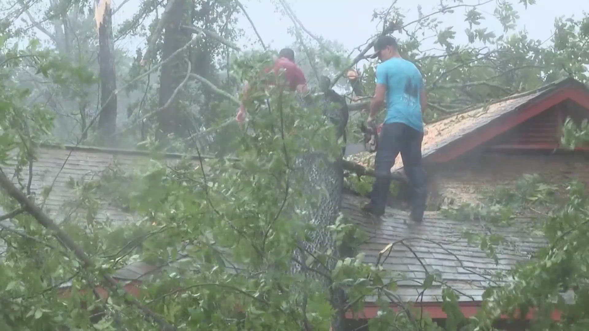 As of Tuesday, 1.9 million electricity customers in the southeastern corner of Texas that bore the brunt of Beryl’s winds still didn't have electricity.