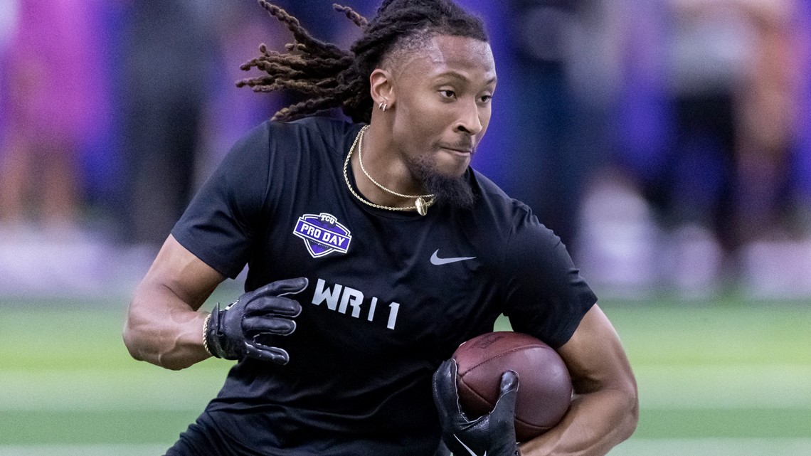 Locked On NFL Draft on X: With the 21st pick in the 2023 #NFLDraft the Los  Angeles Chargers select Quentin Johnston, WR, TCU!   / X