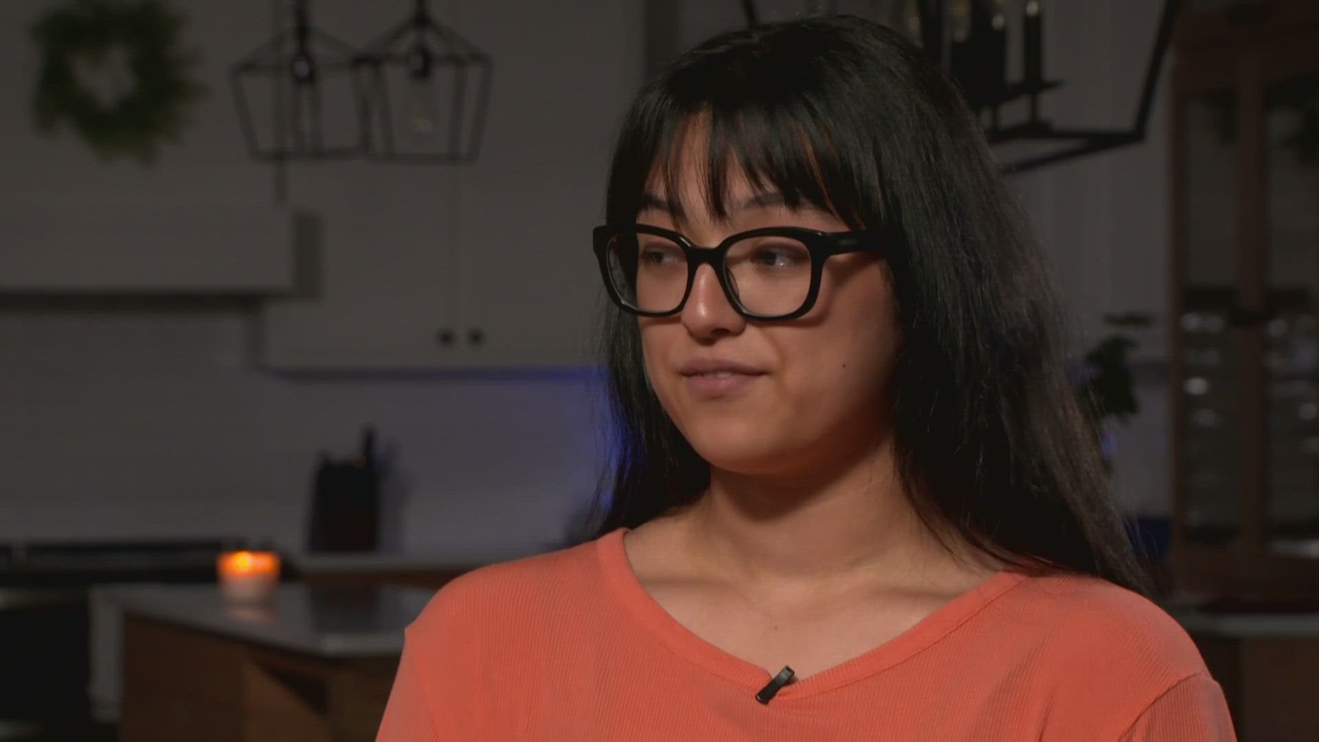 Maya Veliz told WFAA she's worked for four years to end up first in her class.