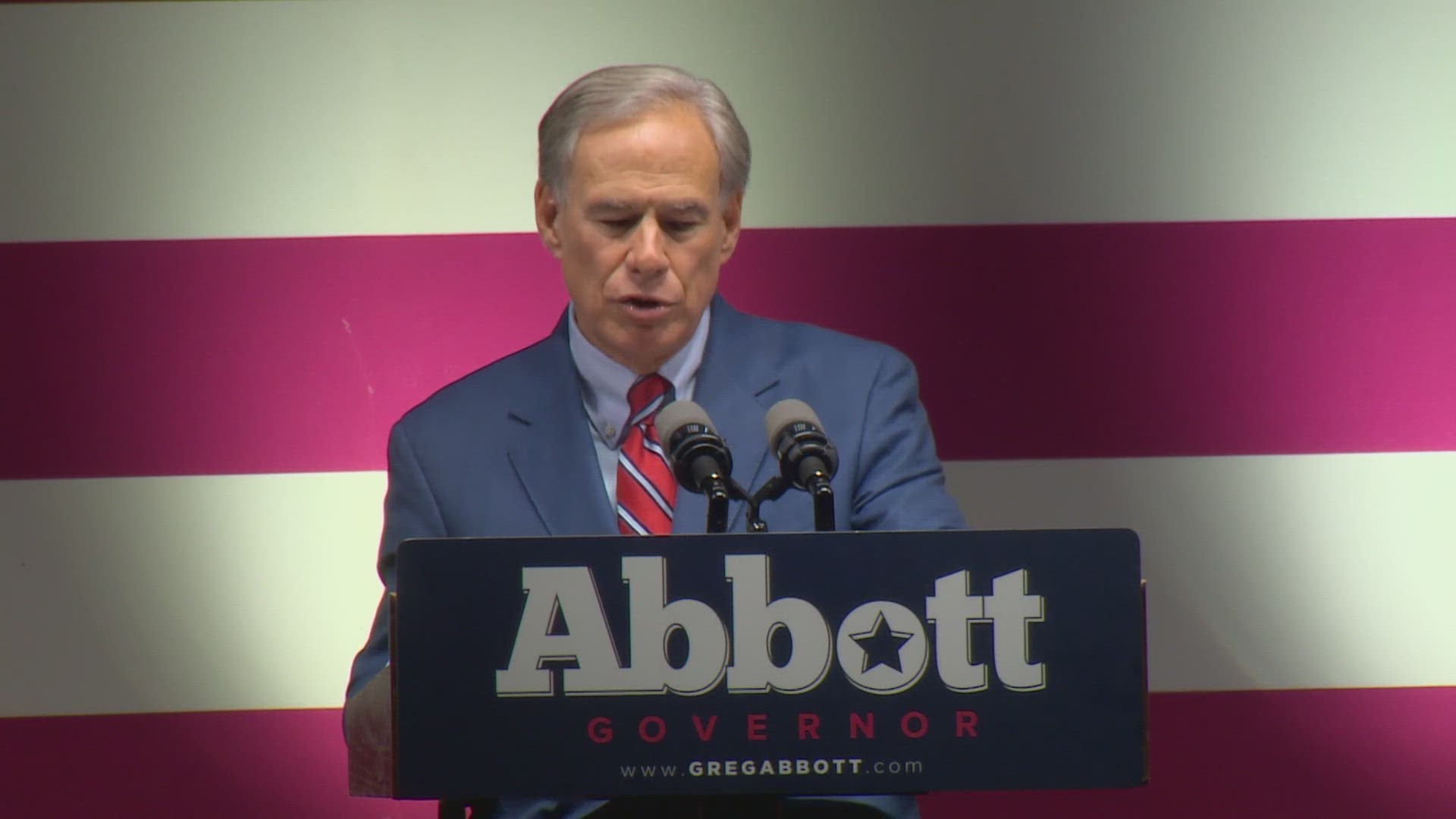 Gov. Greg Abbot spoke at the Dallas conference on Friday.  A political science expert said politicians are already ramping up for the 2024 election.
