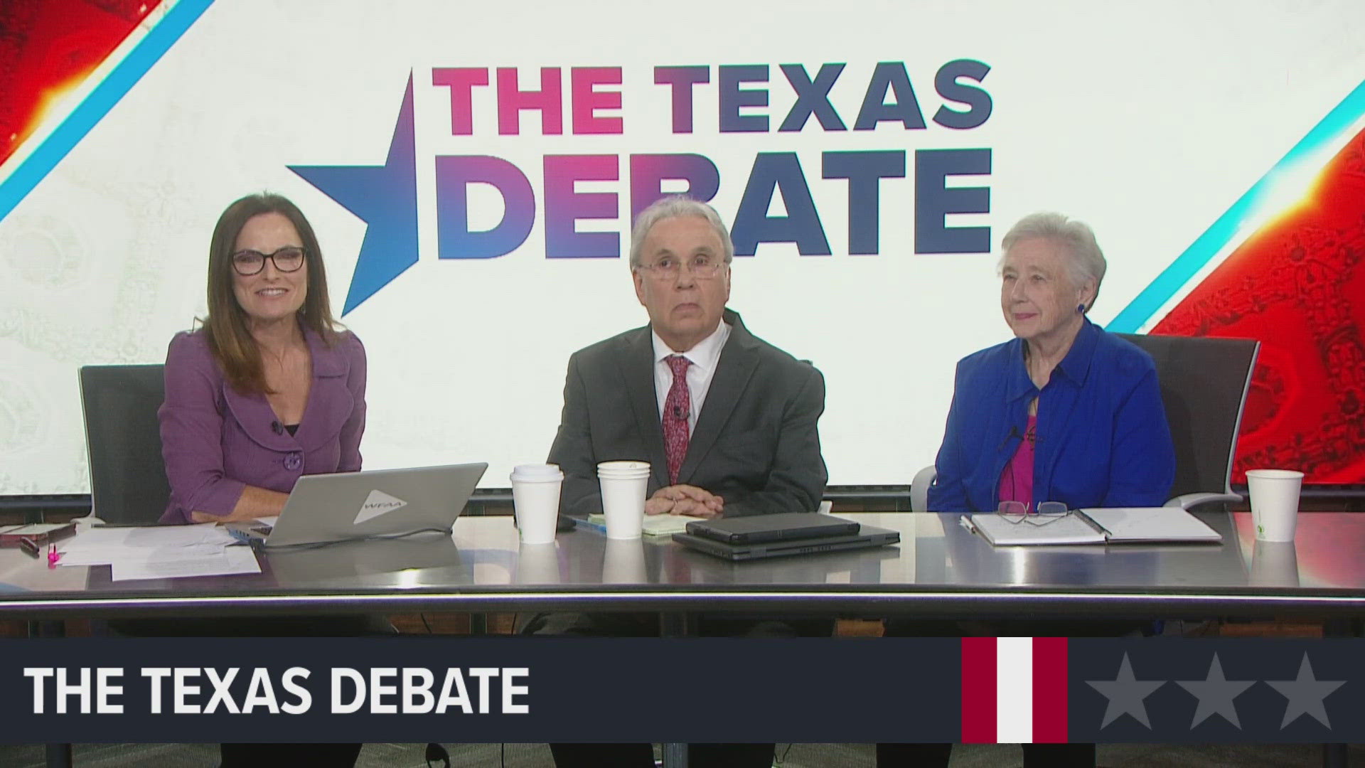 Sen. Ted Cruz and Rep. Colin Allred took the stage at WFAA's studios in downtown Dallas in their first and only televised debate as they campaign for Senate.