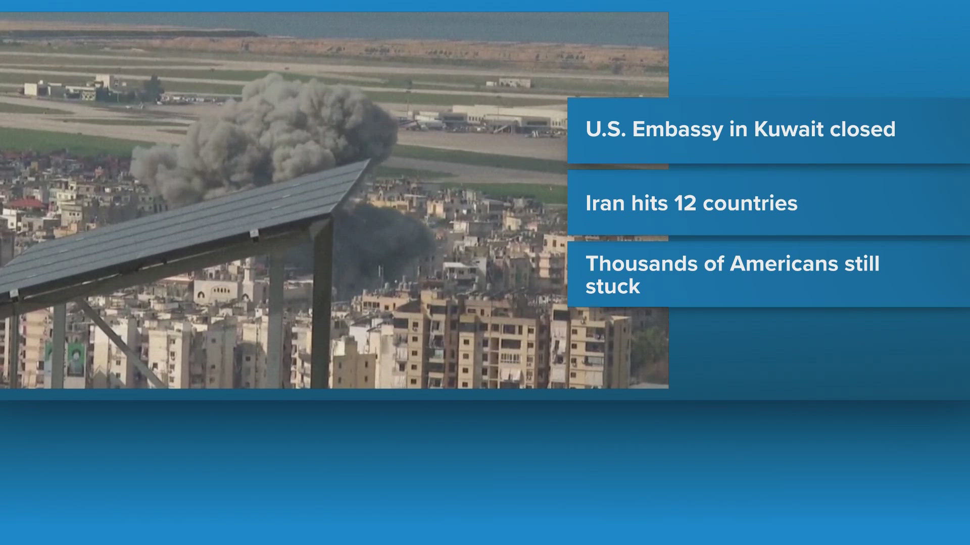 U.S. closes another embassy as war with Iran rages on | wfaa.com