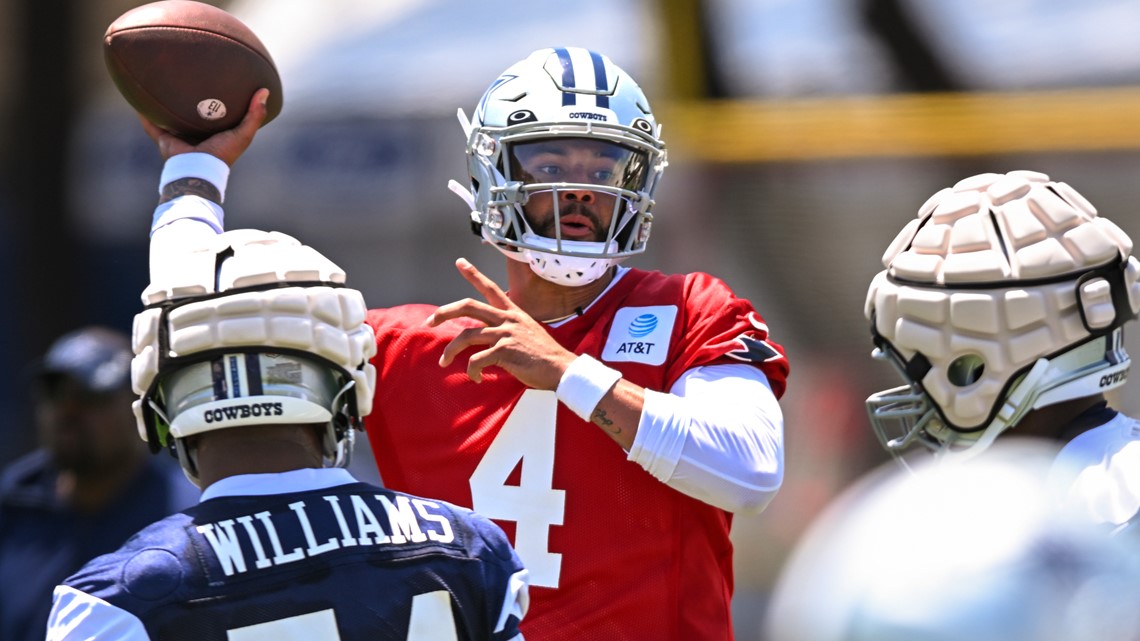 CeeDee Lamb shines in first padded practice at Cowboys camp