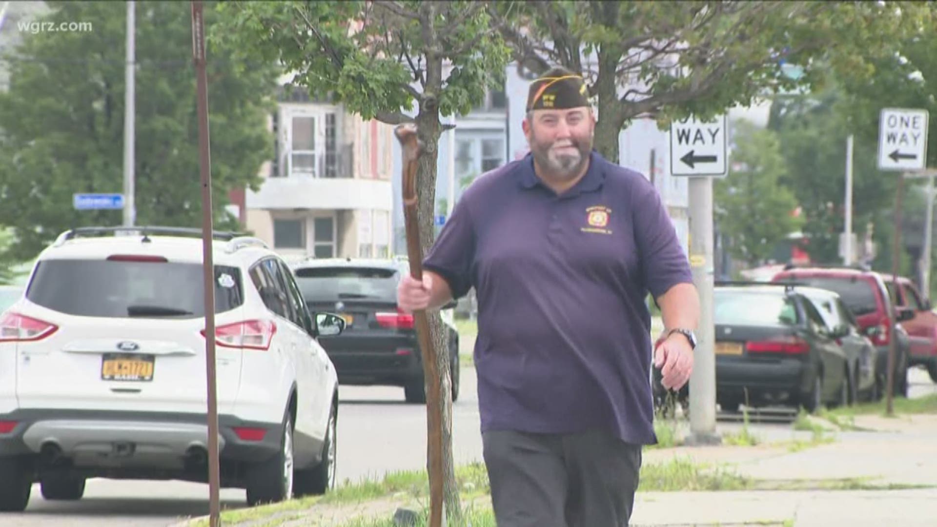 Navy vet Tommy Zurhellen is walking 22 miles a day.
That's how many veterans the V-A says take their own lives each day.