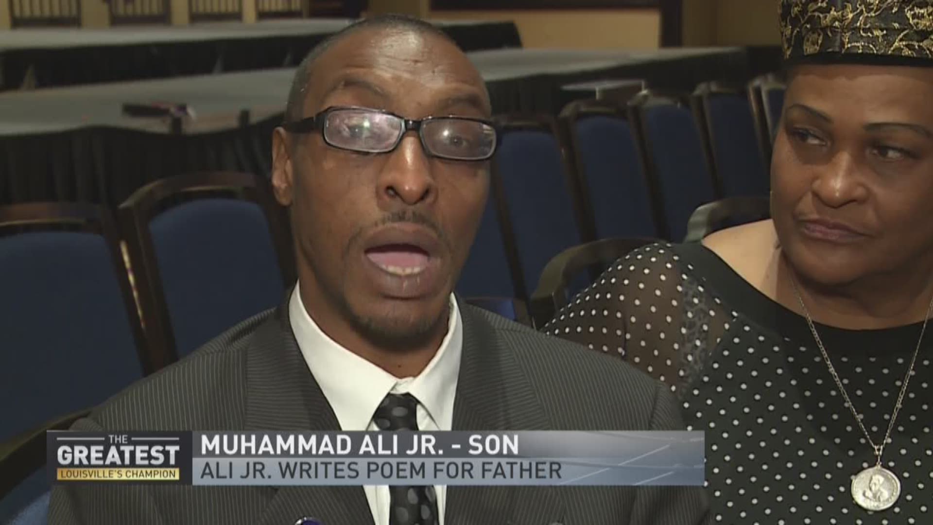 Ali Jr. writes poem for father