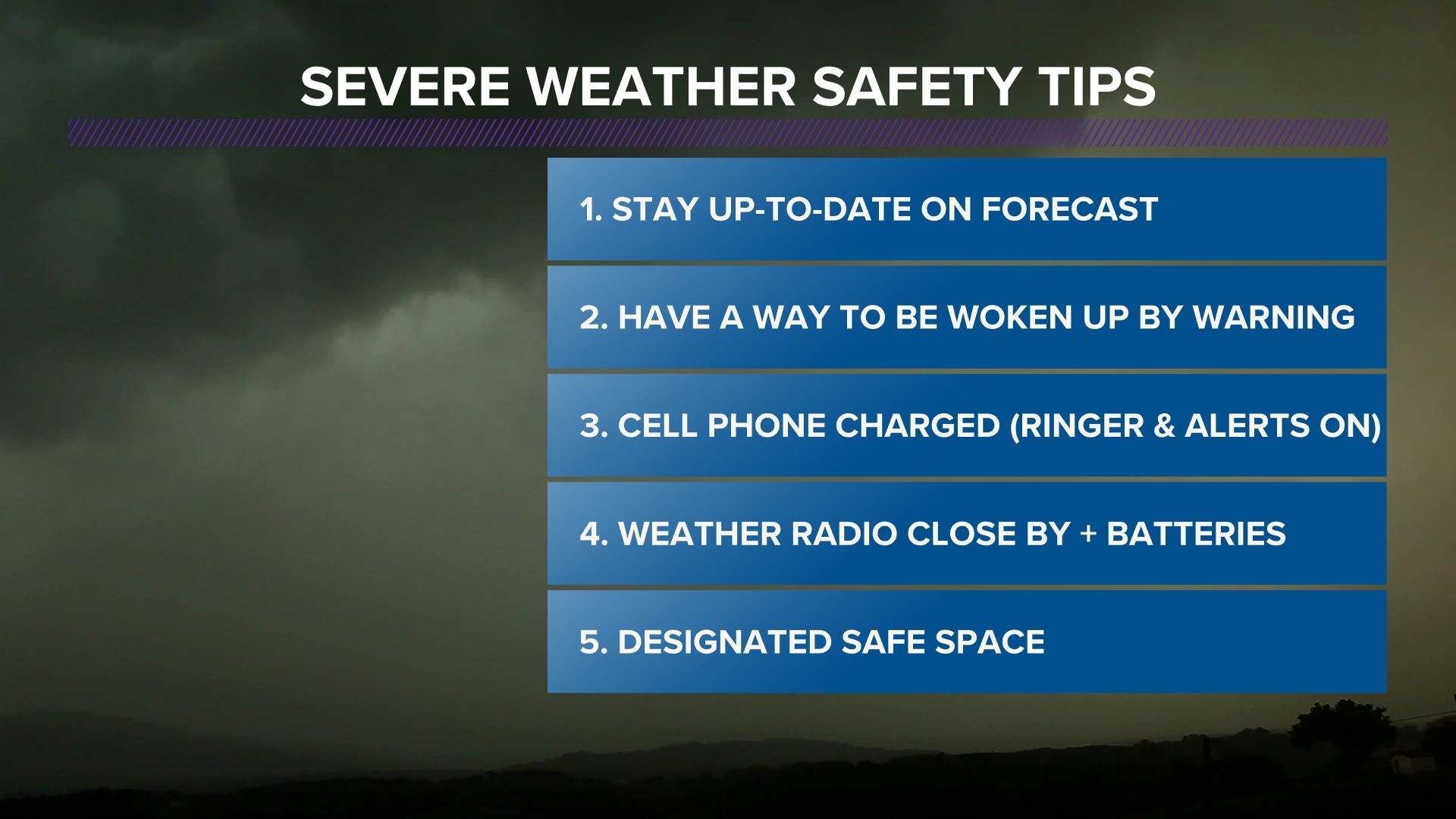 Severe weather can strike at any time day or night. Your cell phone weather alerts are crucial for you and your family get out of harms way.
