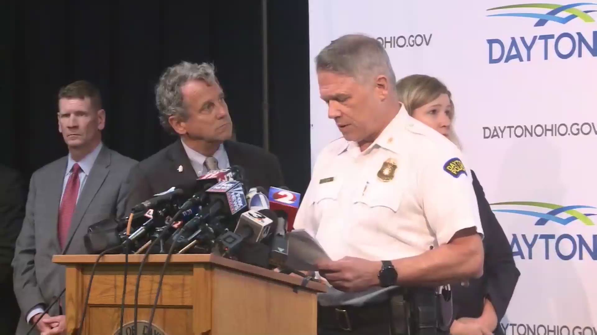 Officials in Dayton held their final press conference Saturday at 4 p.m. The police chief gave a timeline of events and took questions from reporters.