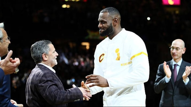 Cleveland Cavaliers owner Dan Gilbert sends message of thanks to LeBron James