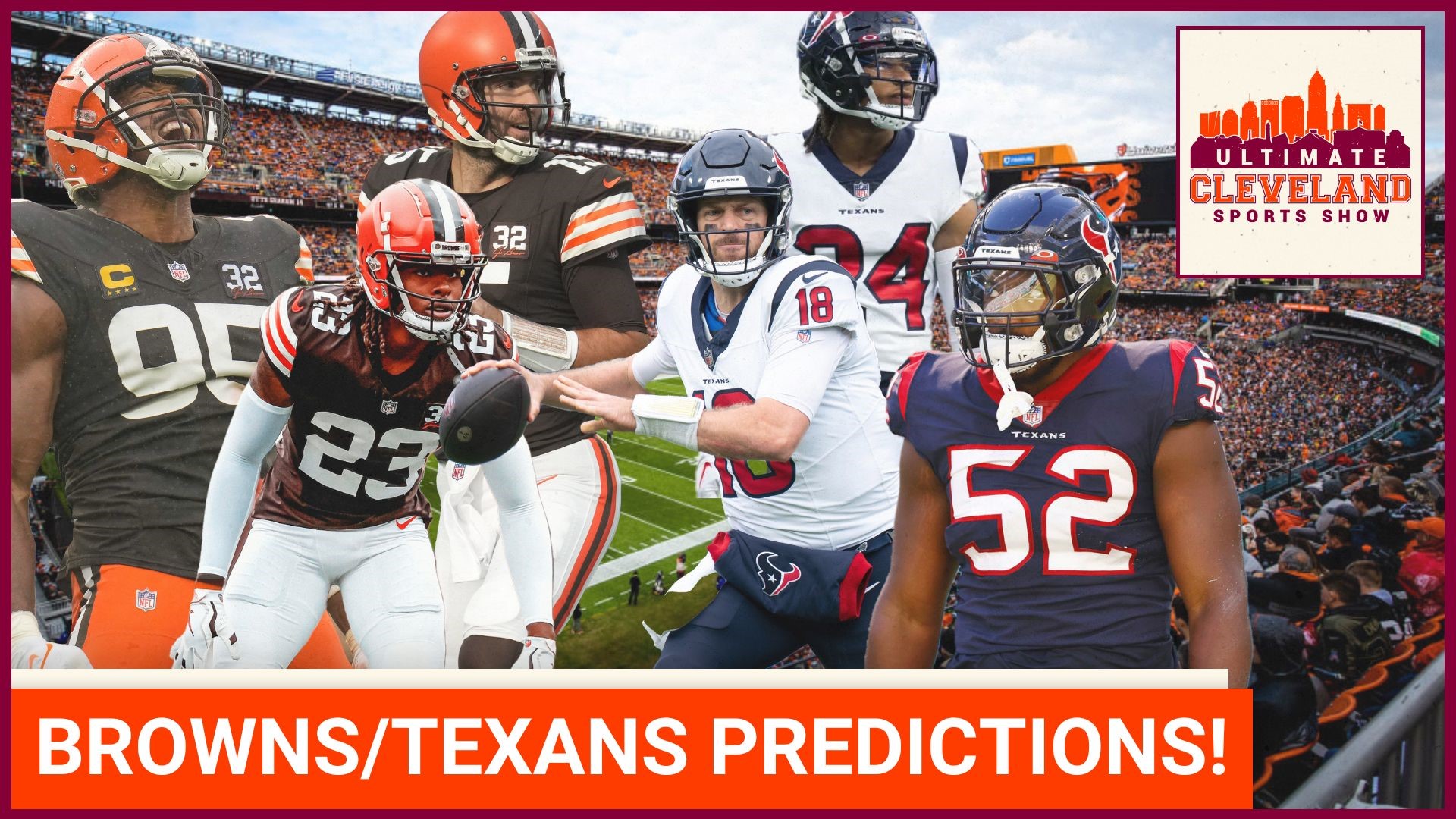 What will be Monday mornings headline after the Cleveland Browns face the Houston Texans Sunday?