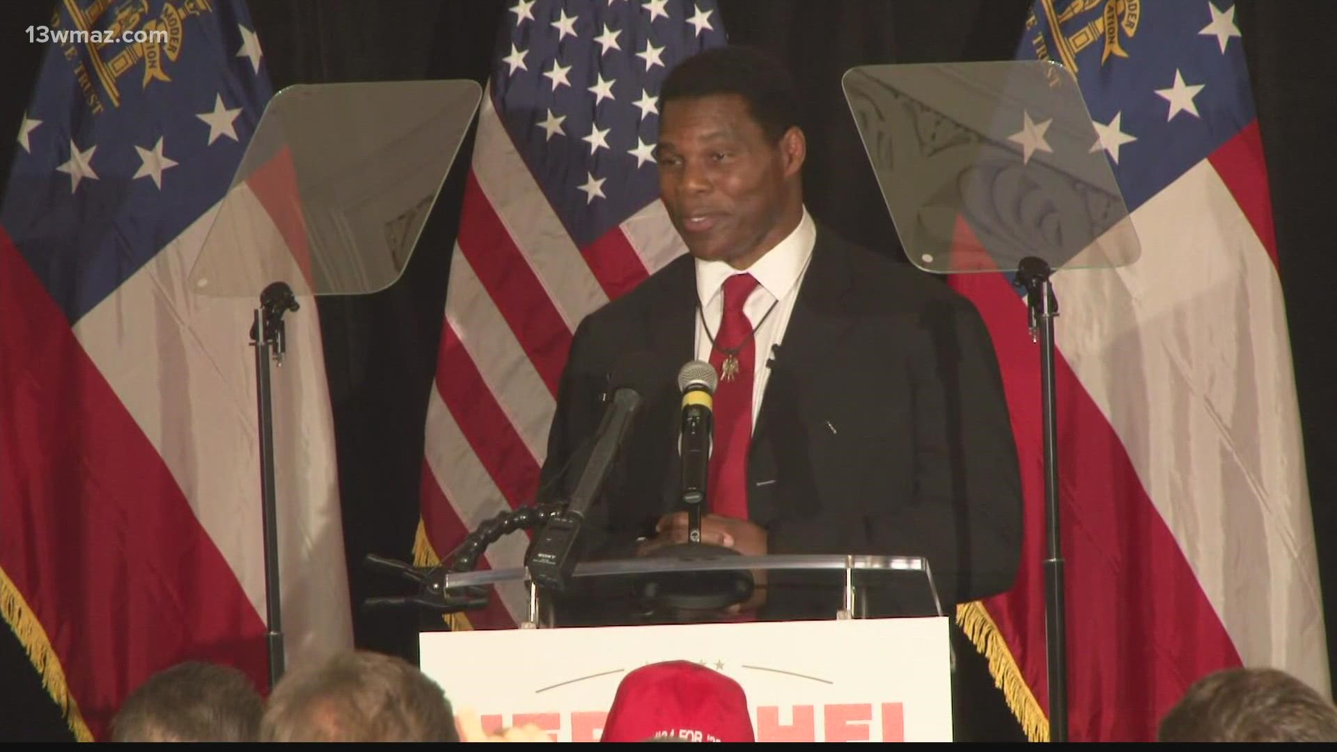 Football great Herschel Walker, endorsed by former President Donald Trump, has won Georgia’s GOP Senate primary.