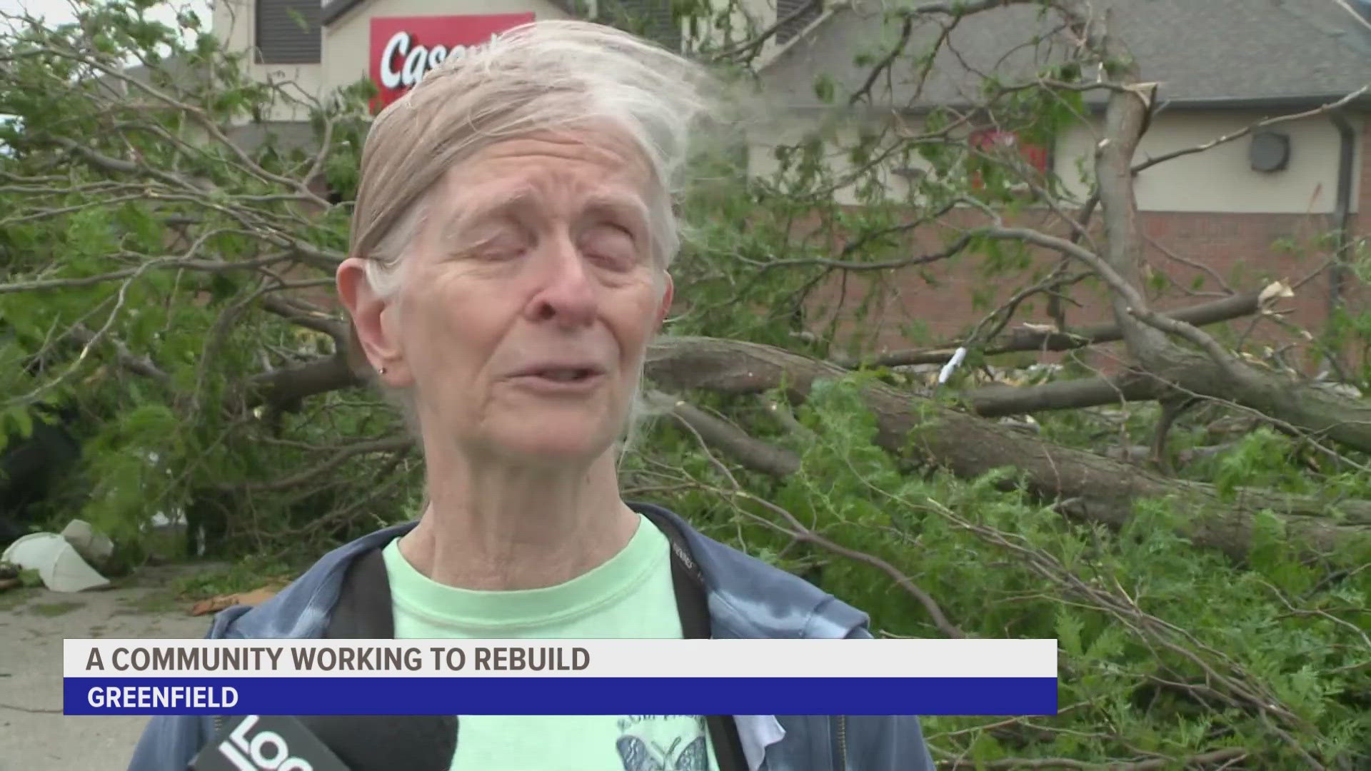 Lifelong Greenfield resident Valerie Warrior described surviving the storm to Local 5's Jake Brend, saying it was a nightmare that ended as quickly as it began.